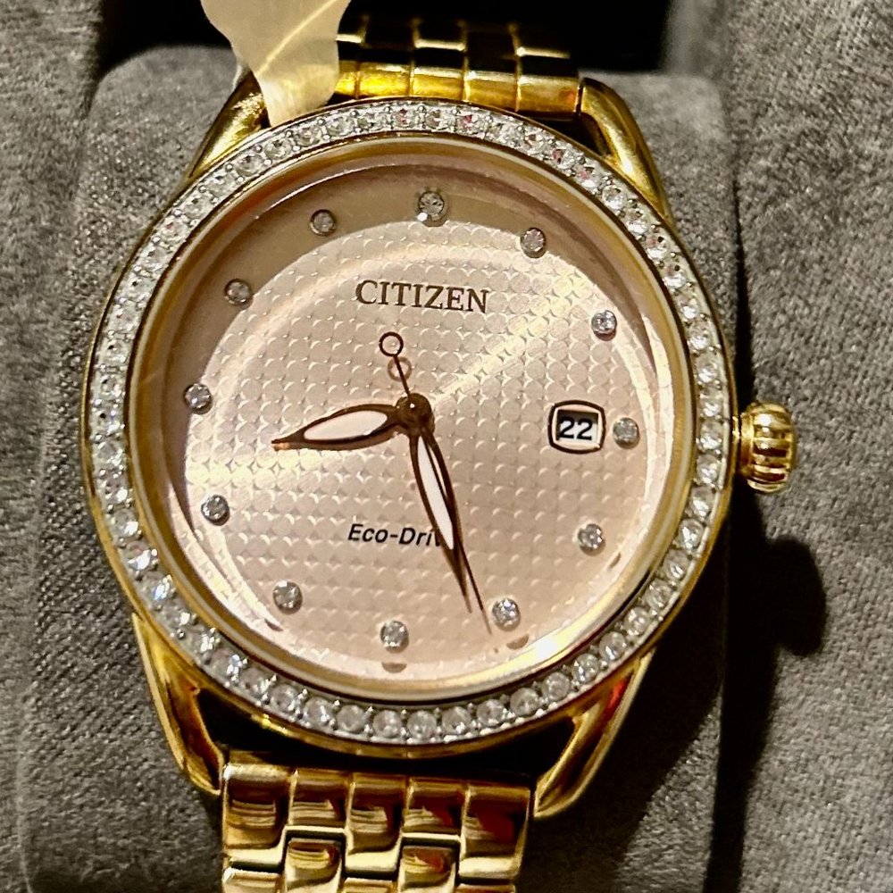 Citizen Women's FE6113-57X LTR Rose Gold-Tone Stainless Steel Watch @ High Perf